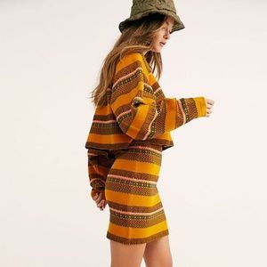 Free people Meadowbrooks sweater set